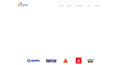 Desktop Screenshot of farbyprzemyslowe.com.pl