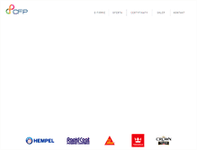 Tablet Screenshot of farbyprzemyslowe.com.pl