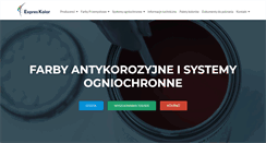 Desktop Screenshot of farbyprzemyslowe.pl